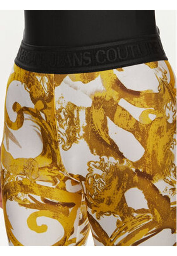 Versace Jeans Couture Kolarki 76HAC106 Biały Skinny Fit. Kolor: biały. Materiał: syntetyk