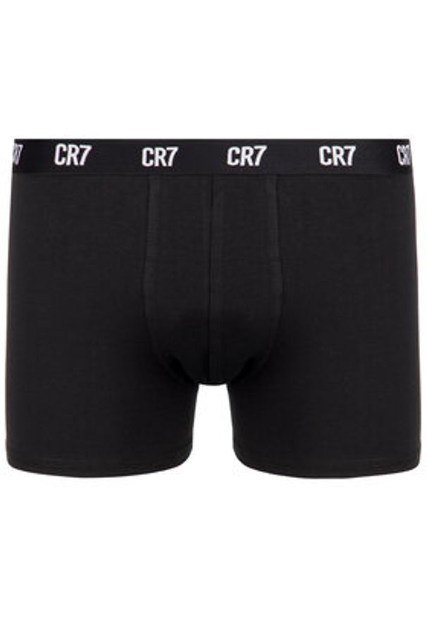 Cristiano Ronaldo CR7 Komplet 3 par bokserek Basic Trunk 3-Pack 8100-49-900 Czarny. Kolor: czarny. Materiał: bawełna