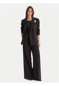 Hugo - HUGO Marynarka Amelora 50547694 Czarny Oversize. Kolor: czarny. Materiał: wiskoza, syntetyk #5