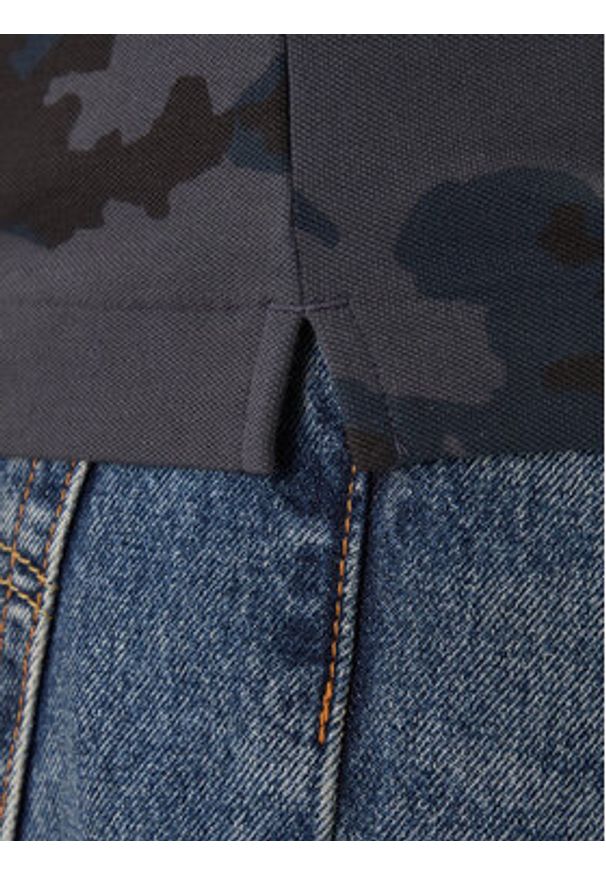 G-Star RAW - G-Star Raw Polo Dunda D27035-C335 Granatowy Slim Fit. Typ kołnierza: polo. Kolor: niebieski. Materiał: bawełna