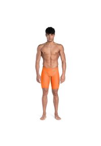 Strój startowy pływacki męski Arena ST NEXT Jammer. Kolor: pomarańczowy. Materiał: tkanina #1