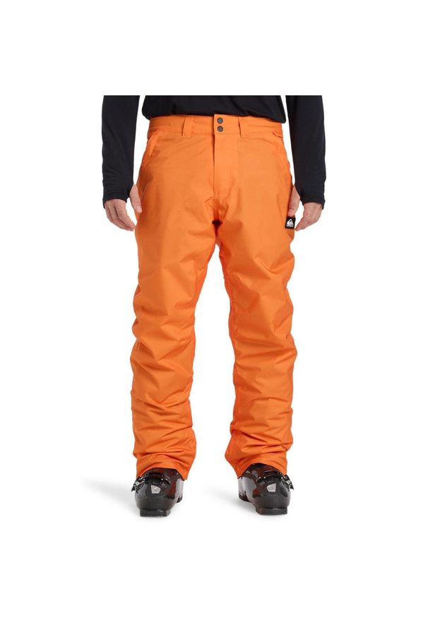 Quiksilver - Spodnie do sportów zimowych techniczne dla Mężczyzn ESTATE. Kolor: pomarańczowy. Sezon: zima. Sport: narciarstwo