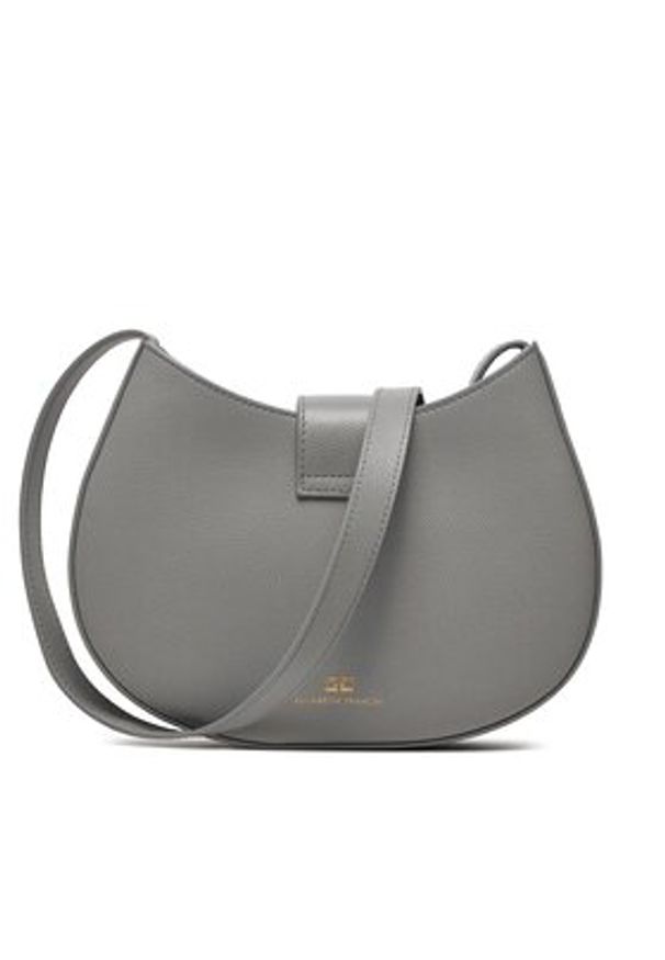 Elisabetta Franchi Torebka BS-41F-41E2-V550 Szary. Kolor: szary. Materiał: skórzane