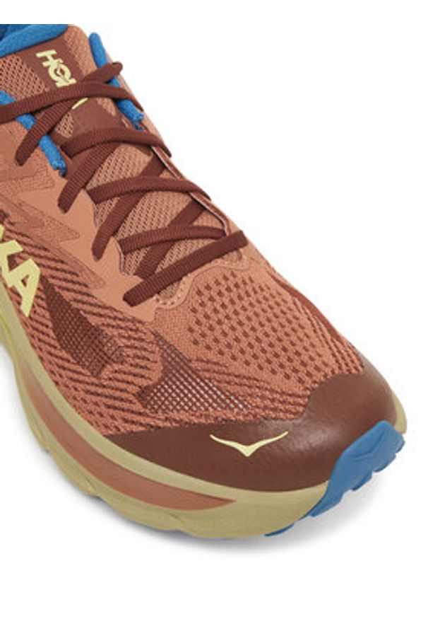 HOKA - Hoka Buty do biegania Challenger 8 1168718 Brązowy. Kolor: brązowy. Materiał: materiał