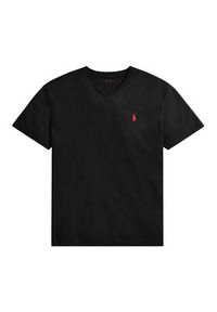 Polo Ralph Lauren T-Shirt 710708261 Czarny Classic Fit. Typ kołnierza: polo. Kolor: czarny. Materiał: bawełna #4