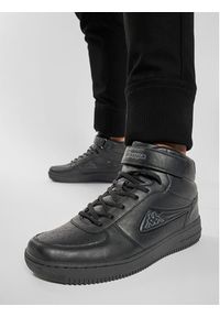 Kappa Sneakersy 242610 Czarny. Kolor: czarny. Materiał: skóra