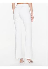 Pinko Spodnie materiałowe Paloma 100351 A04I Biały Flare Fit. Kolor: biały. Materiał: syntetyk, wiskoza