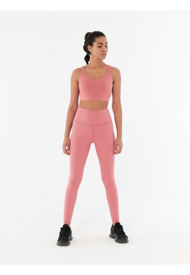 outhorn - Legginsy damskie. Okazja: do domu. Materiał: poliester, dzianina, skóra, elastan. Długość: do kostek. Styl: sportowy