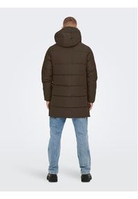 Only & Sons Kurtka zimowa 22020156 Brązowy Regular Fit. Kolor: brązowy. Materiał: syntetyk. Sezon: zima