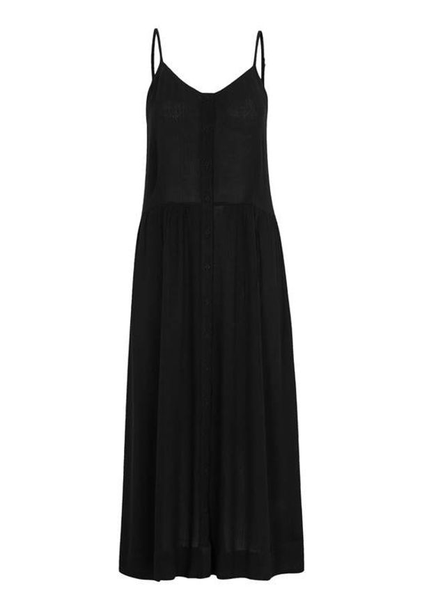 Freequent Sukienka z wiskozy Mille Czarny female czarny XXL (46). Kolor: czarny. Materiał: wiskoza. Długość rękawa: na ramiączkach