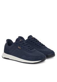 BOSS Sneakersy Titanium 50541882 Granatowy. Kolor: niebieski. Materiał: materiał #6