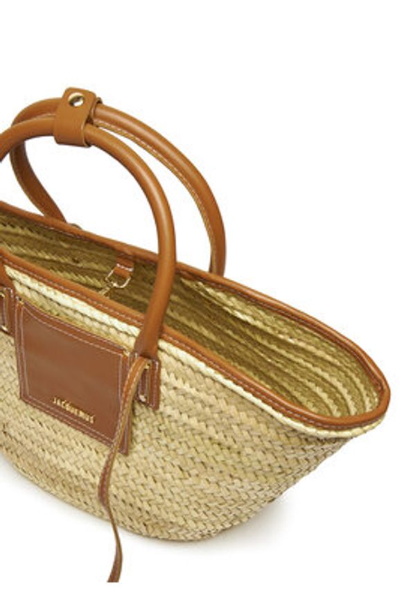 JACQUEMUS Torebka Le Panier Soli 23E223BA045-3072 Beżowy. Kolor: beżowy