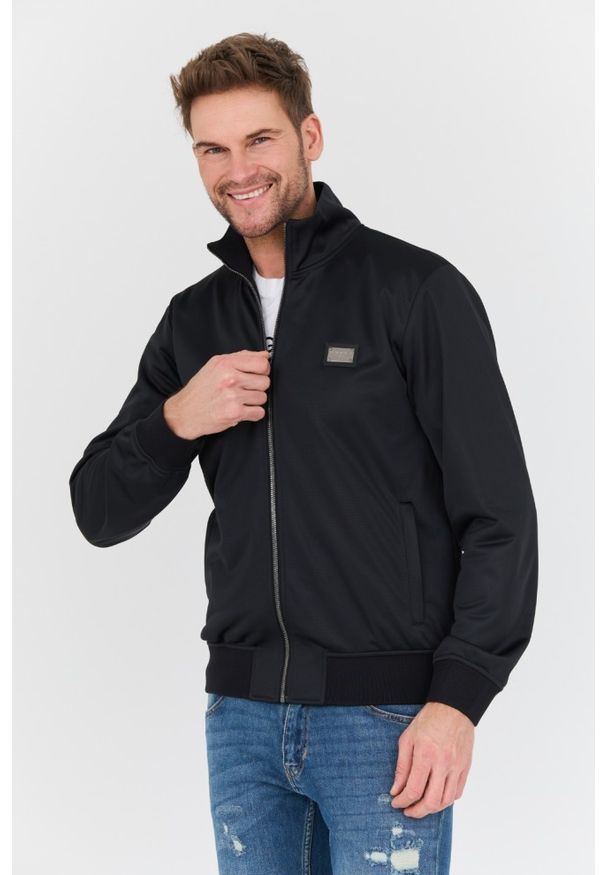 Dolce and Gabbana - DOLCE & GABBANA Czarny męski bomber, Rozmiar 52. Kolor: czarny