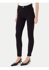 Liu Jo Spodnie materiałowe TF5129 JS182 Czarny Slim Fit. Kolor: czarny. Materiał: wiskoza