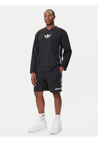 Adidas - adidas Longsleeve adicolor Mesh JY1307 Czarny Regular Fit. Kolor: czarny. Materiał: syntetyk. Długość rękawa: długi rękaw #3
