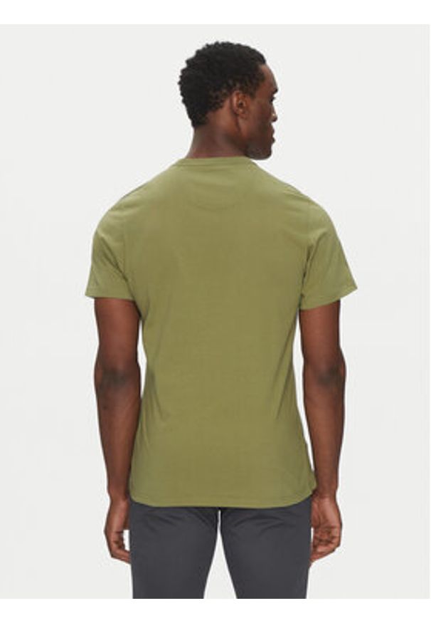 Barbour T-Shirt Logo MTS0531OL39 Zielony Tailored Fit. Kolor: zielony. Materiał: bawełna