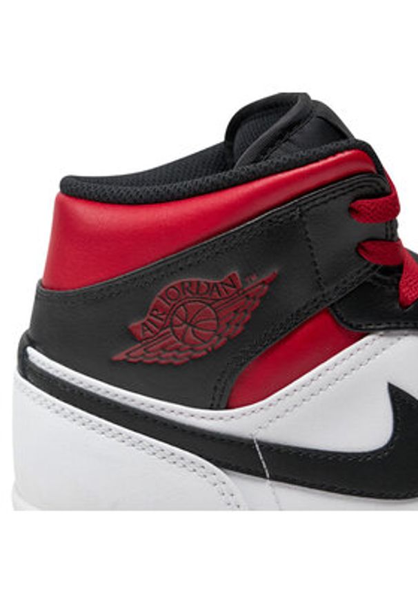 Nike Sneakersy Air Jordan 1 Mid DQ8426 106 Biały. Kolor: biały. Materiał: skóra. Model: Nike Air Jordan