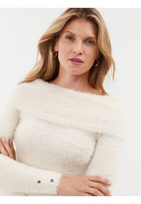 Guess Sweter W3BR56 Z3A70 Écru Regular Fit. Materiał: syntetyk #4