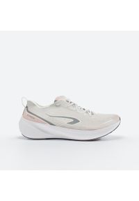 KIPRUN - Buty do biegania damskie Kiprun Cushion 500. Kolor: biały, wielokolorowy, różowy. Szerokość cholewki: normalna