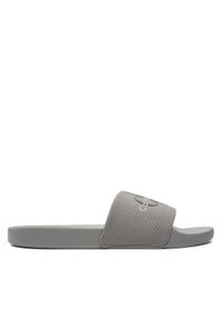 Calvin Klein Jeans Klapki Slide Monogram Co YM0YM00061 Szary. Kolor: szary. Materiał: materiał