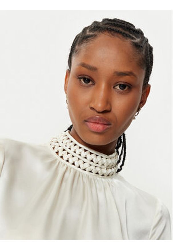 Marciano Guess Bluzka 5RGH20 9855Z Biały Regular Fit. Kolor: biały. Materiał: syntetyk