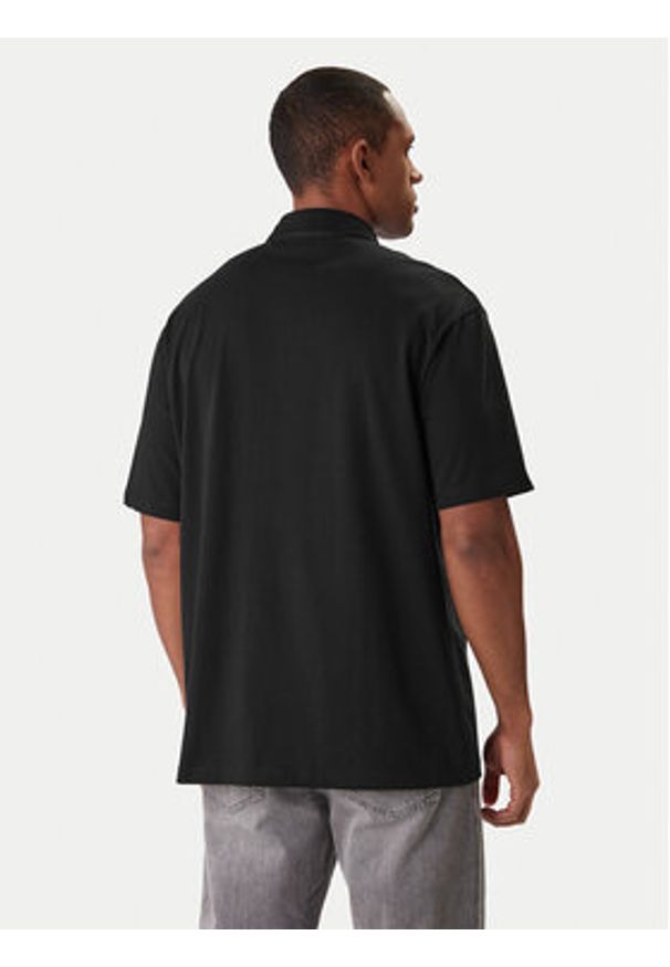 Karl Lagerfeld - KARL LAGERFELD Polo 745127 561225 Czarny Regular Fit. Typ kołnierza: polo. Kolor: czarny. Materiał: bawełna