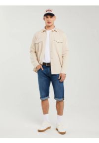 Big-Star - Szorty męskie jeansowe niebieskie Conner 409. Okazja: na co dzień. Kolor: niebieski. Materiał: jeans. Sezon: lato. Styl: klasyczny, casual