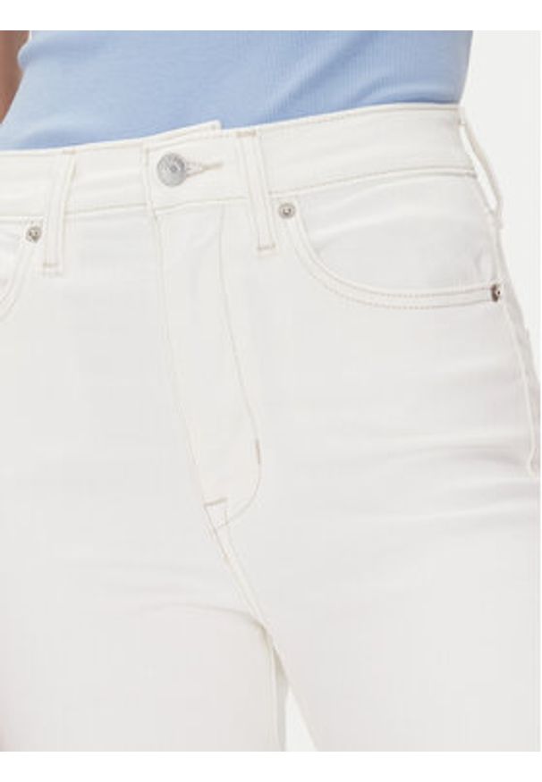 Tommy Jeans Jeansy Sylvia Hgh Flr Bg4293 DW0DW20032 Biały Regular Fit. Kolor: biały