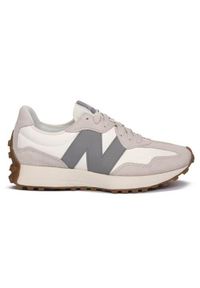 Buty do chodzenia damskie New Balance U327LT. Kolor: beżowy. Materiał: tkanina, zamsz. Sport: turystyka piesza #1