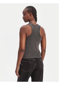 Patrizia Pepe Top 8M1768/J373-S763 Szary Slim Fit. Kolor: szary. Materiał: bawełna #4