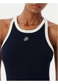 TOMMY HILFIGER - Tommy Hilfiger Sukienka codzienna WW0WW48740 Granatowy Slim Fit. Okazja: na co dzień. Kolor: niebieski. Materiał: bawełna. Typ sukienki: proste. Styl: casual #2