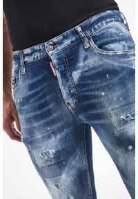 Jeansy męskie Super Twinky Jean DSQUARED2. Wzór: nadruk #2