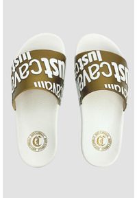 Just Cavalli - JUST CAVALLI Białe klapki Fondo Pool DIS. 1, Rozmiar 38. Kolor: biały #3
