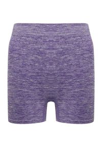 TOMBO - Bezszwowe Spodenki Damskie. Kolor: fioletowy. Sport: turystyka piesza #1