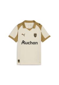 Puma - Młodzieżowa trzecia koszulka RC Lens 25/26 PUMA. Kolor: biały, wielokolorowy, beżowy. Sport: piłka nożna