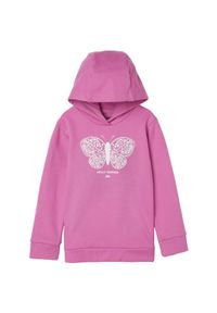 Bluza z kapturem dla dzieci Helly Hansen Graphic. Typ kołnierza: kaptur. Kolor: różowy #1
