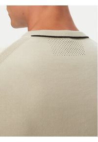 BOSS Sweter KN_Ever-X CN 50556145 Beżowy jasny Regular Fit. Kolor: beżowy. Materiał: bawełna #5