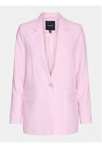Vero Moda Marynarka Carmen 10287190 Różowy Boxy Fit. Typ kołnierza: typu carmen. Kolor: różowy. Materiał: wiskoza #2