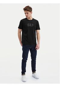 GAP - Gap T-Shirt 570044-02 Czarny Regular Fit. Kolor: czarny. Materiał: bawełna #4