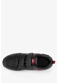 Badoxx - Czarne buty trekkingowe na rzepy badoxx mxc8142/r. Zapięcie: rzepy. Kolor: czarny, wielokolorowy, czerwony