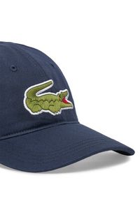 Lacoste Czapka z daszkiem RK9871 Granatowy. Kolor: niebieski. Materiał: bawełna, materiał