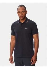 BOSS Polo Paddy 50469055 Granatowy Regular Fit. Typ kołnierza: polo. Kolor: niebieski. Materiał: bawełna #1