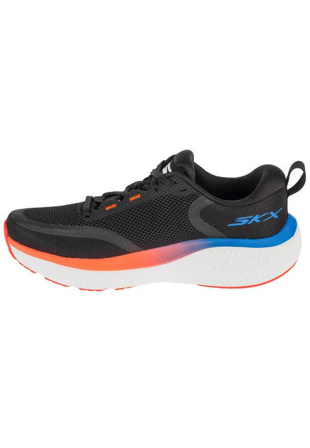 skechers - Buty do biegania męskie, Go Run Ride 12. Kolor: czarny. Sport: bieganie