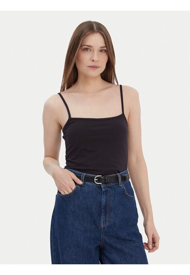 JOOP! Top 30042651 Czarny Slim Fit. Kolor: czarny. Materiał: bawełna