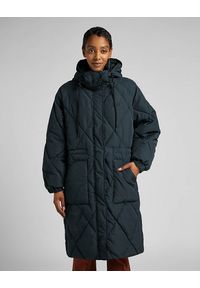 Lee - LEE LONG PUFFER DAMSKA KURTKA ZIMOWA CHARCOAL L55KEV30. Sezon: zima #1