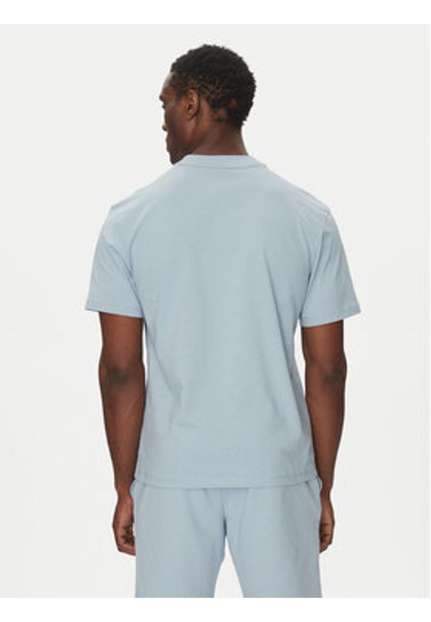 Hugo - HUGO T-Shirt Dapolino 50488330 Błękitny Relaxed Fit. Kolor: niebieski. Materiał: bawełna