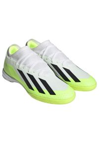 Adidas - Buty piłkarskie adidas X Crazyfast.3 In M ID9340 białe białe. Zapięcie: sznurówki. Kolor: biały. Materiał: syntetyk, guma. Sport: piłka nożna #5