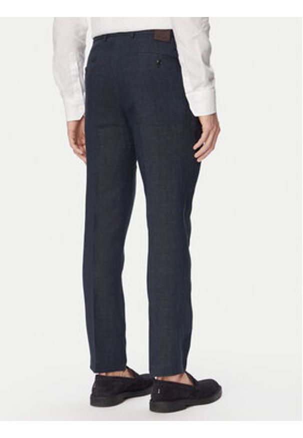 JOOP! Spodnie garniturowe Hank 30102982 Granatowy Slim Fit. Kolor: niebieski