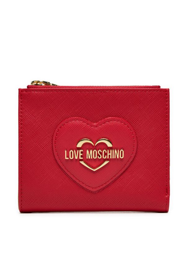 Love Moschino - Portfel damski LOVE MOSCHINO. Kolor: czerwony