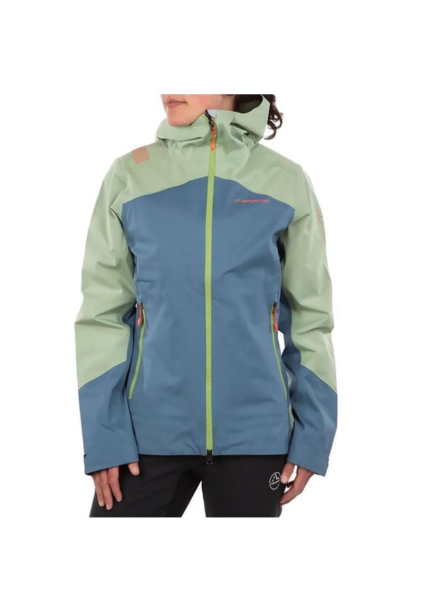 LA SPORTIVA - Kurtka turystyczna damska La Sportiva Firestar Evo Shell z membraną 20K. Kolor: niebieski. Materiał: poliamid. Sport: turystyka piesza
